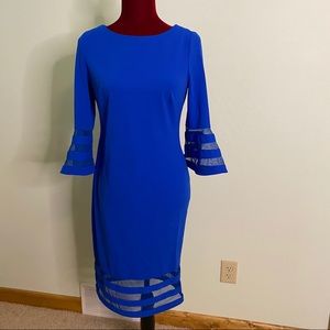 Calvin Klein bell sleeved dress